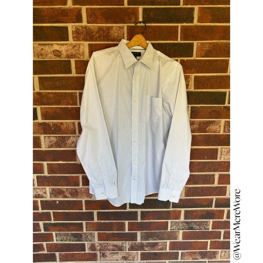 Large Slim Fit Banana Republic Long Sleeve Dress Shirt